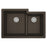 Quartz Composite Brown Kitchen Sink Matte 1