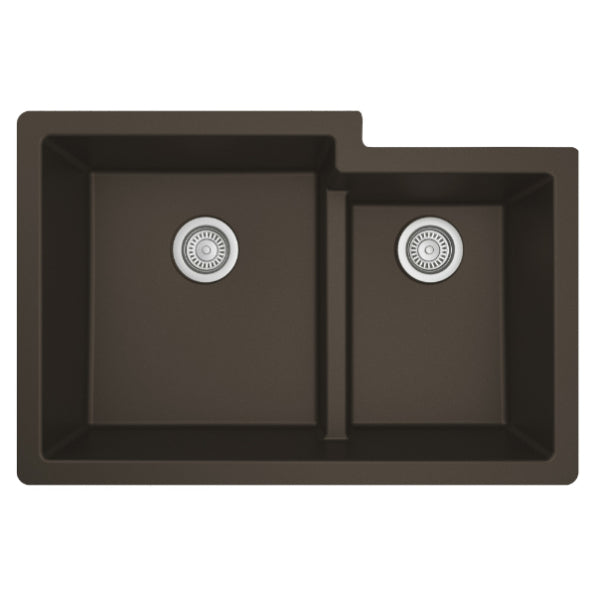 Quartz Composite Brown Kitchen Sink Matte 1