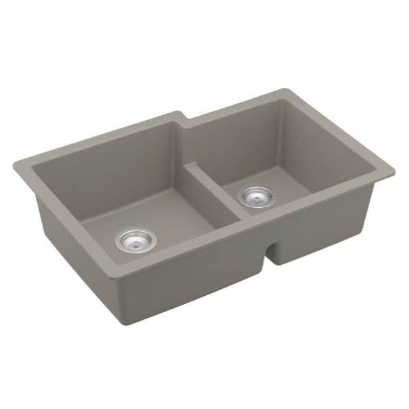 Quartz Composite Concrete Kitchen Sink Matte 2