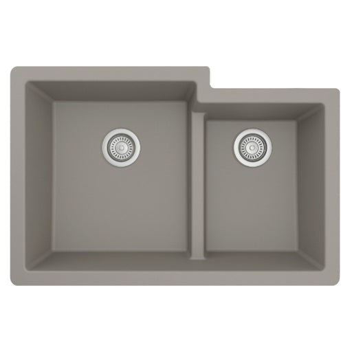 Quartz Composite Concrete Kitchen Sink Matte 1