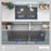 Quartz Composite Grey Kitchen Sink Matte 7