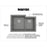 Quartz Composite Grey Kitchen Sink Matte 3