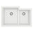 Quartz Composite White Kitchen Sink Matte 1
