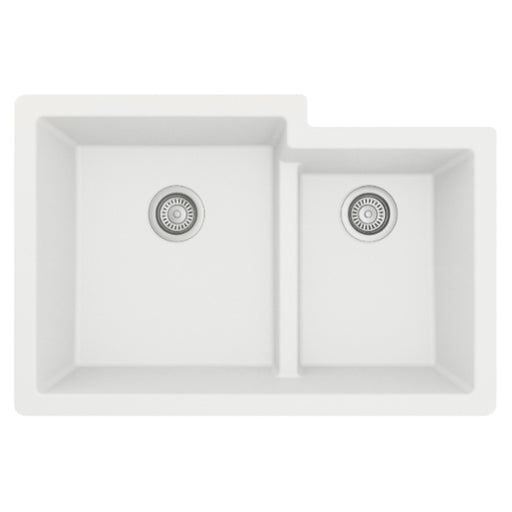 Quartz Composite White Kitchen Sink Matte 1