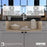 Quartz Composite Bisque Kitchen Sink Matte 6