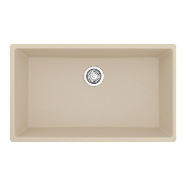 Quartz Composite Bisque Kitchen Sink Matte 1