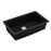 Quartz Composite Black Kitchen Sink Matte 2