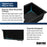 Quartz Composite Black Kitchen Sink Matte 7