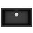 Quartz Composite Black Kitchen Sink Matte 1