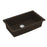 Quartz Composite Brown Kitchen Sink Matte 2