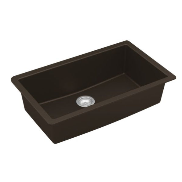 Quartz Composite Brown Kitchen Sink Matte 2