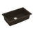 Quartz Composite Brown Kitchen Sink Matte 2