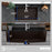 Quartz Composite Brown Kitchen Sink Matte 5