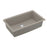 Quartz Composite Concrete Kitchen Sink Matte 2