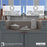 Quartz Composite Concrete Kitchen Sink Matte 7