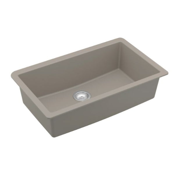 Quartz Composite Concrete Kitchen Sink Matte 2