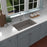 Quartz Composite Concrete Kitchen Sink Matte 3