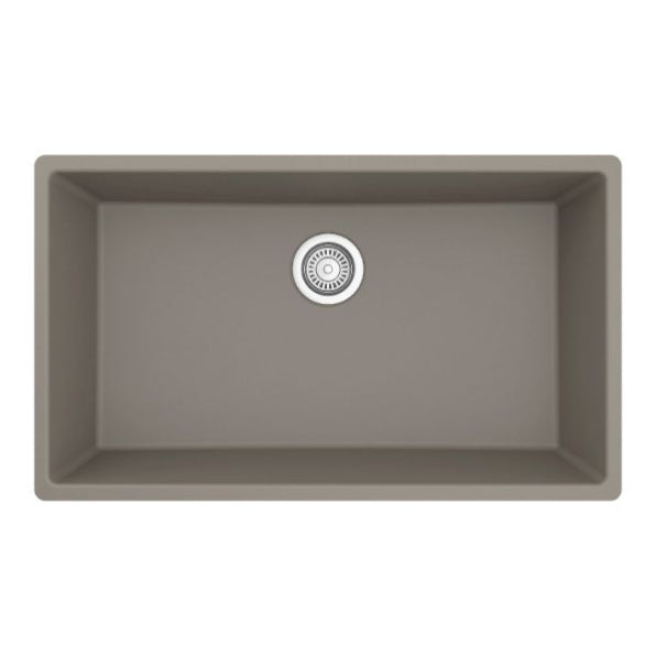 Quartz Composite Concrete Kitchen Sink Matte 1