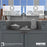 Quartz Composite Grey Kitchen Sink Matte 7