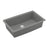 Quartz Composite Grey Kitchen Sink Matte 2