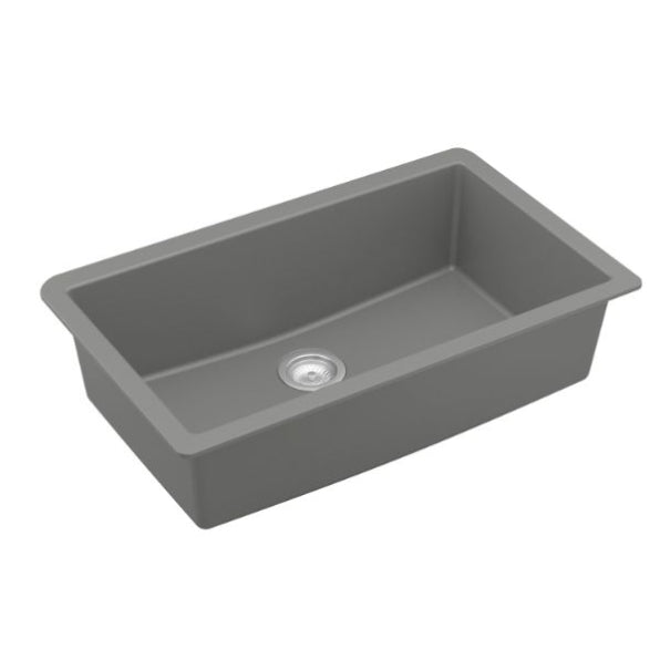 Quartz Composite Grey Kitchen Sink Matte 2