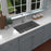 Quartz Composite Grey Kitchen Sink Matte 3