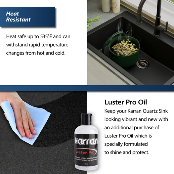 Quartz Composite White Kitchen Sink Matte 8