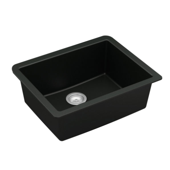 Quartz Composite Black Kitchen Sink Matte 2