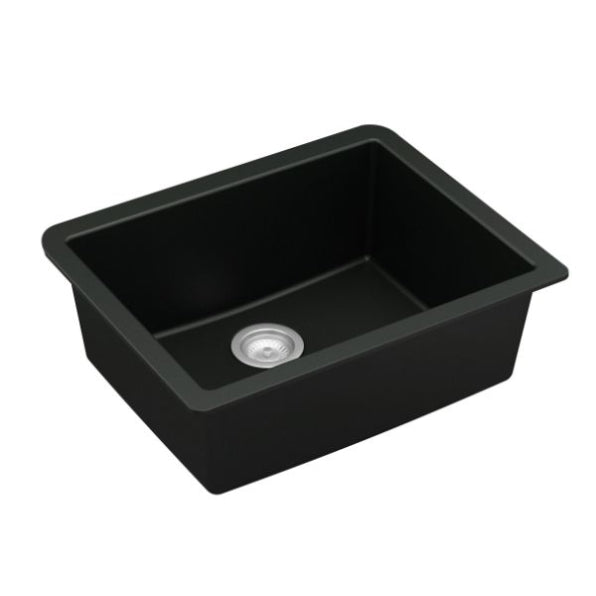 Quartz Composite Black Kitchen Sink Matte 2