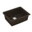 Quartz Composite Brown Kitchen Sink Matte 2