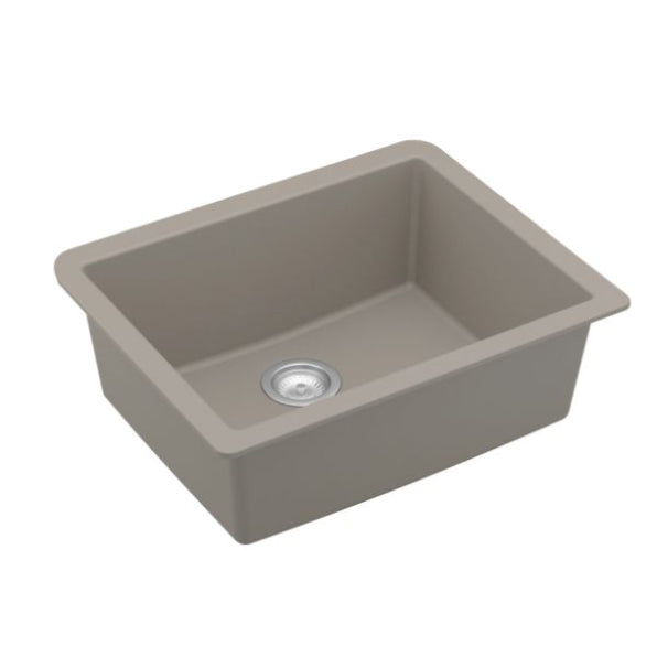 Quartz Composite Concrete Kitchen Sink Matte 2