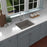 Quartz Composite Concrete Kitchen Sink Matte 3