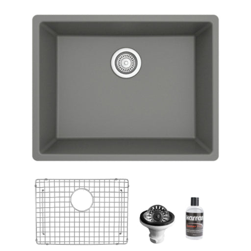 Quartz Composite Grey Kitchen Sink Matte 1