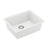Quartz Composite White Kitchen Sink Matte 2
