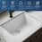 Quartz Composite White Kitchen Sink Matte 5