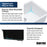 Quartz Composite White Kitchen Sink Matte 7