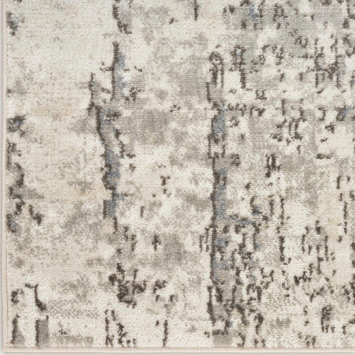 Quarry Ivory Blue Grey Polypropylene & Polyester IVBLG