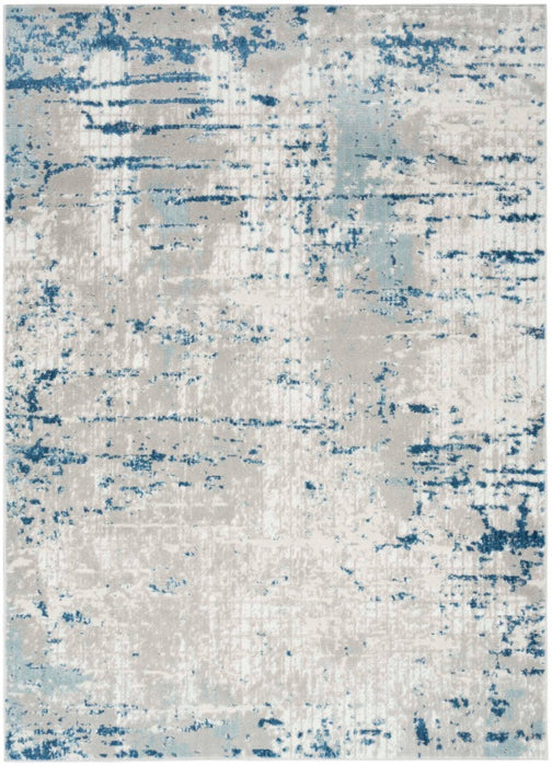 Quarry Polypropylene & Polyester Ivory Grey Blue IVGRB