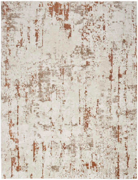 Quarry Ivory Rust Polypropylene & Polyester IVRUS