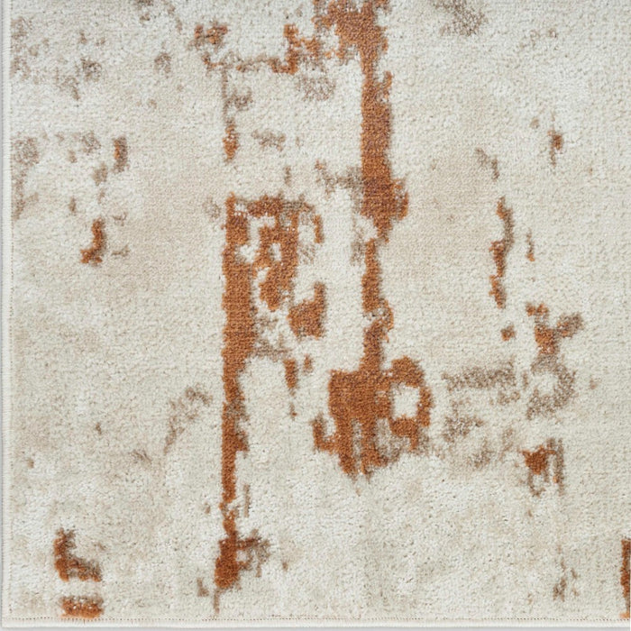 Quarry Polypropylene & Polyester Ivory Rust IVRUS