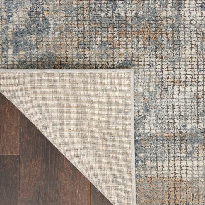 Quarry Blue Beige Polypropylene & Polyester BLBGE