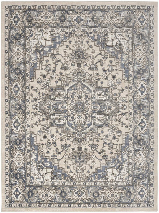 Quarry Polypropylene & Polyester Ivory Blue IVBLU