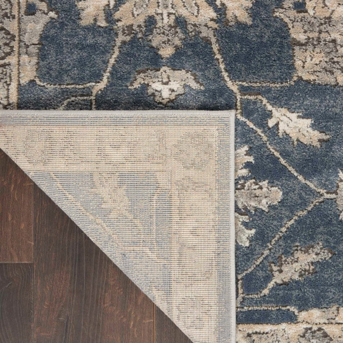 Quarry Blue Beige Polypropylene & Polyester BLBGE