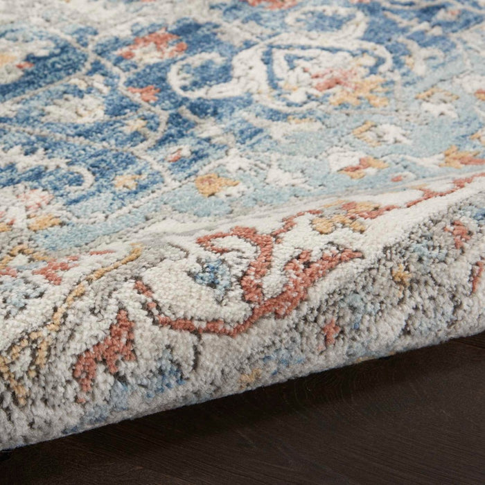 Quarry Polypropylene & Polyester Ivory Blue IVBLU