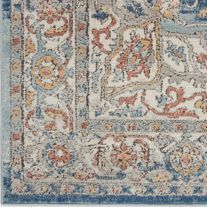 Quarry Polypropylene & Polyester Ivory Blue IVBLU