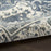 Quarry Navy Ivory Polypropylene & Polyester NAVIV