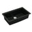 Quartz Composite Black Kitchen Sink Matte 3