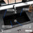 Quartz Composite Black Kitchen Sink Matte 5