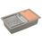 Quartz Composite Concrete Kitchen Sink Matte 1