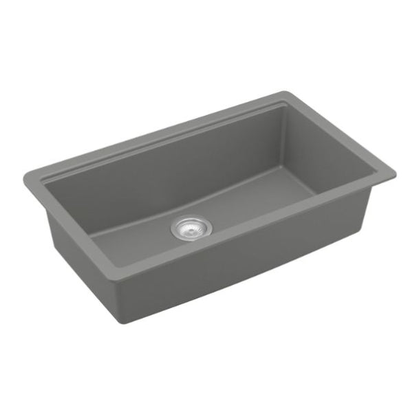 Quartz Composite Grey Kitchen Sink Matte 3